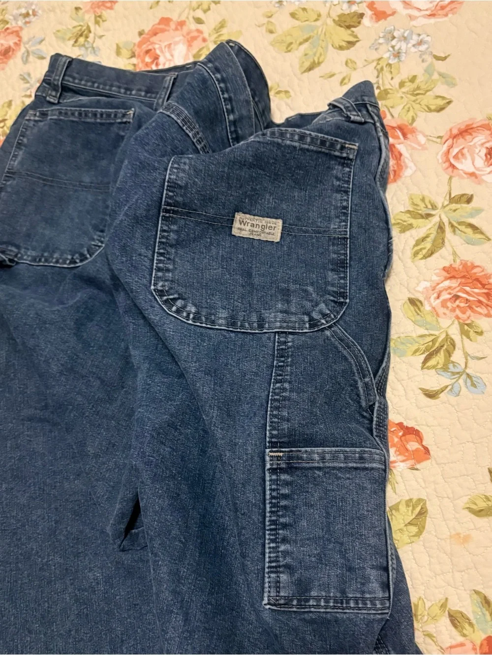 Wrangler Men's Carpenter Denim Jeans Size 48W 30L